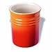Le Creuset Stoneware Utensil Jar, Large, Volcanic