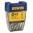 Irwin #357220 20PC1"#2 SQ Recess Bit