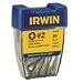 Tools & Hardware : Irwin #357220 20PC1''#2 SQ Recess Bit