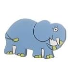Animal doorknob, elephant