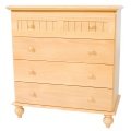 Delta Shaker 4-Drawer Dresser - Natural