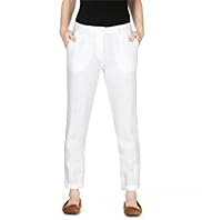 Pure Linen Turn Up Hem Easy to Iron Chinos
