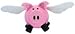 Babe Porky Piggy or Swine Pig with Wings Antenna Ball Topper - Flying Pig - When Pigs When Fly