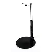 Kaiser Doll Stand 1175, Box of 12 - Black Doll Stands for 6 to 7 Dolls and Action Figures