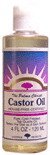 Castor Oil Cold Pressed - 16 oz., (Heritage Products)