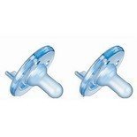 Avent BPA Free Soothie Pacifier 2 Pack - Blue- 3 Months and Older - 3m+ (was 6 to 18 Months)