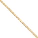 14k 2mm Byzantine Chain Necklace - 16 Inch