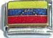 Clearly Charming Venezuela Flag Italian Charm Bracelet Link