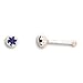 Blue Crystal Nose Stud