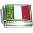 Buy Clearly Charming Italy Flag Italian Charm Bracelet Link by Clearly Charming