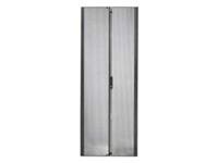 APC - Rack door (two leaf - vented) - black - 42U