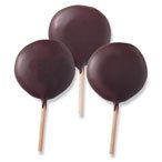 Bissinger's Chocolate Caramel Lollipops, 20 Pieces undecorated by Bissinger's Handcrafted Chocolatier