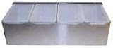 Stainless Steel 6 Compartment Condiment Holder