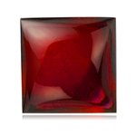 2.28 Cts of 7x7 mm Square Buff Top Loose Garnet (1 pcs ) Gemstone