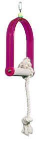 Pollys Pet Products Arch Bird Swing Size XLarge 2 x 10in Assorted Colors