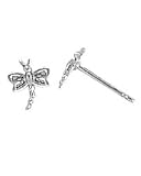 Boma Sterling Silver Dragonfly Post Earrings