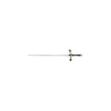 118nO8Or7bL. SL160  Maxam Sword Boxed Gold Tone Antique Silver Tone Handle Mirror Finish 42 Inch Blade