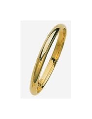 5mm Lazer Hollow Gold Bangle Bracelet
