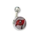 Tampa Bay Buccaneers Navel Ring NFL Football Fan Shop Sports Team Merchandise
