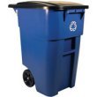 Rubbermaid Brute Recycling Rollout Container with Lid 9W27-73