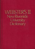 Dic Webster's II New Riverside University Dictionary