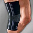 Genumedi® KNEE SUPPORT WITH SILICONE PATELLA-RING, Black