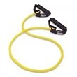 Body Sport Cushioned Handle Exercise 4 foot Tubing Yellow Medium Resistance # ZZR145MED