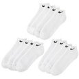 Nike Men's Performance Low Cut Socks 6 Pair - Shoe Size: 8-12 White