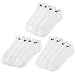 Nike Men's Performance Low Cut Socks 6 Pair - Shoe Size: 8-12 White