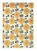 MUkitchen 100% Oversized Cotton Designer Kitchen Towel, 20 by 30-Inches, Aster Orange
