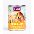 Halo Spot's Stew for Dogs Wholesome Chicken Recipe Canned Dog Food