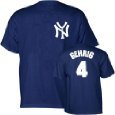 LOU Gehrig Vintage New York Yankees Shirt Cooperstown Majestic Shirt