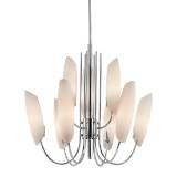 Kichler Lighting 42213CH Stella 9-Light Chandelier, Chrome with Satin-Etched Cased Opal Glass