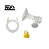 Swing Tubing and Breast Pump Kit for Medela Swing Breastpump. Include 1 Medium Breastshield (Comparable to Medela Personalfit 24mm), 1 Valve, 1 Membrane, and 1 Replacement Swing Tubing for Medela Swing Pump. Replace Medela PersonalFit 24mm breastshie