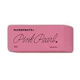 Pink Pearl Self-Cleaning Smudge-Free Rubber Eraser, Large PAP70521