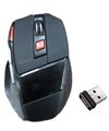2.4GHz Wireless Optical Mouse 2000 DPI Switchable Gaming (Black) for Toshiba laptop