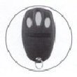 LiftMaster 970LM MINI three-button remote control