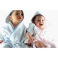  : Luxury Baby Robe with Trim (Pink)