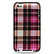 Apple iPod Touch 4th Generation Crystal Design Case - Hot Pink Checker Design