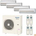 CU-4KE31NBU + (2)CS-MKE7NKU + CS-MKE9NKU + CS-MKE18NKU Quad Zone Wall