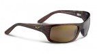 Maui Jim Peahi Sunglasses - Burgundy Tortoise Frame - HCL Bronze Lens