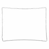 Digitizer Frame for Apple iPad 2 (White)