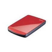 Buffalo Technology HD-PE250U2/RD 250GB MiniStation Cobalt Portable USB 2.0 Hard Drive (Red)