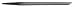 GROBET HIGH SPEED STEEL GRAVER ROUND GRAVER # 53 SWISS #10 1.0MM THICK.
