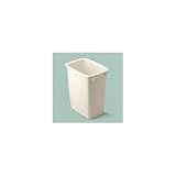 Rubbermaid #2805-00BISQ 21QT Bisque Wastebasket