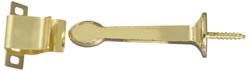 National Hardware N275-693 3-Inch Rigid Door Stop with Holder, Brass On Sale