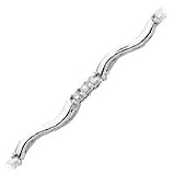 10kt. White Gold, 1/2 ct. tw. Diamond Fashion Bracelet