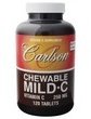Carlson Laboratories - Mild-C Chewable, 120 chewable tablets