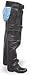 Naked Leather Chaps Leather Motorcycle Chap Pants LC004