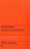 Literatur oder Geschichte. - Roland Barthes
